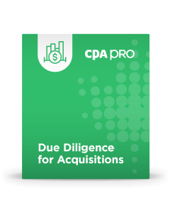 Due Diligence for Acquisitions