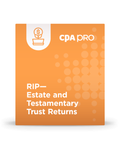 RIP - Estate and Testamentary Trust Returns