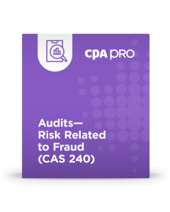 Audits - Risk Related to Fraud (CAS 240)
