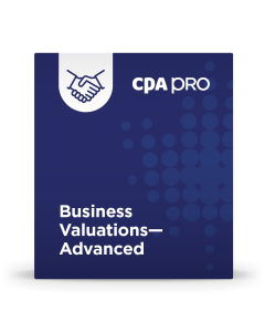 Business Valuations - Advanced