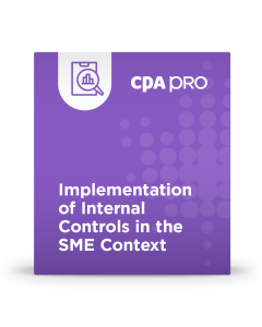 Implementation of Internal Controls in the SME Context