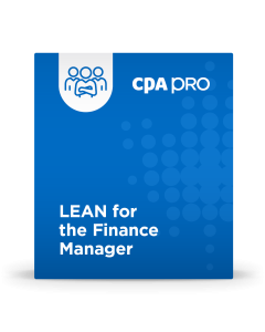 LEAN for the Finance Manager