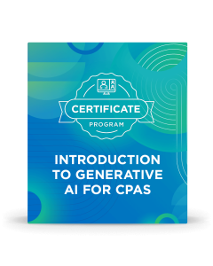 Introduction to Generative AI for CPAs Certificate Program