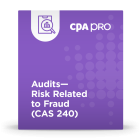 Audits - Risk Related to Fraud (CAS 240)